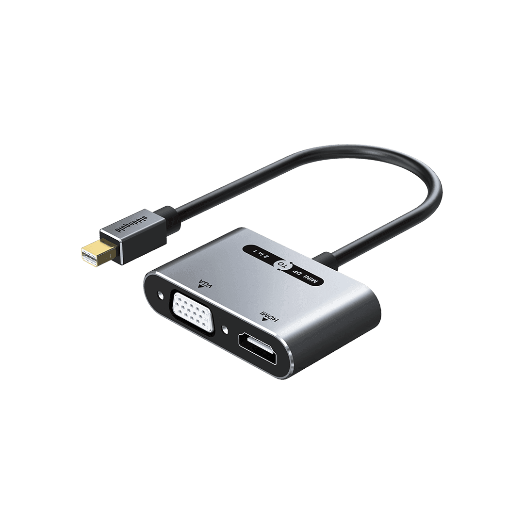 2 in1 Mini DP to HDMI Adapter