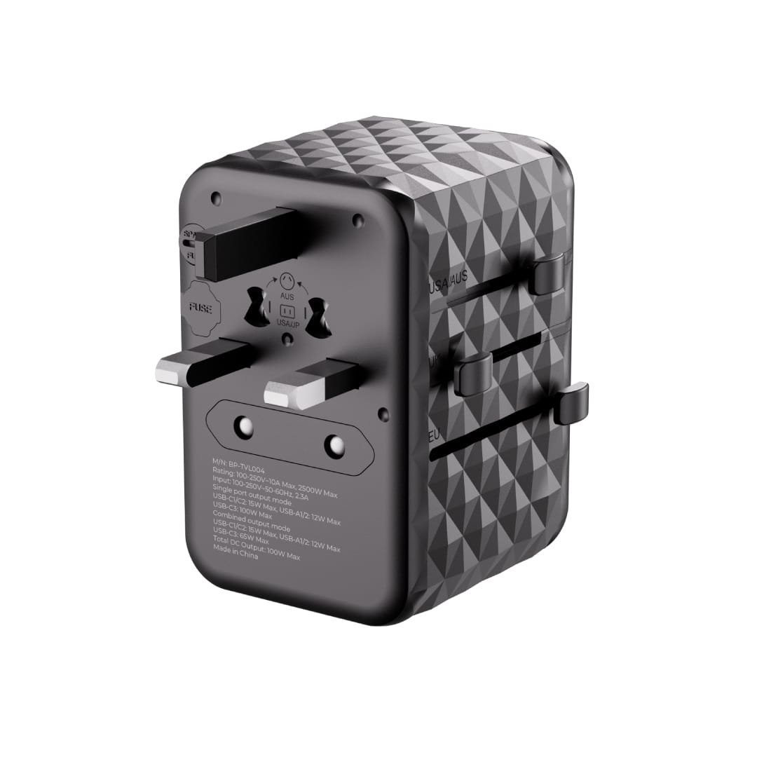 Passport 4 World Travel GaN III Tech 100W Adapter - Image 4