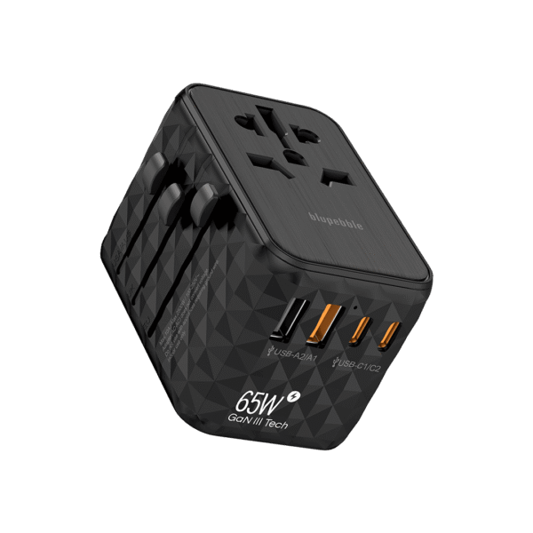 Passport 2 World Travel Adapter 65W - Black