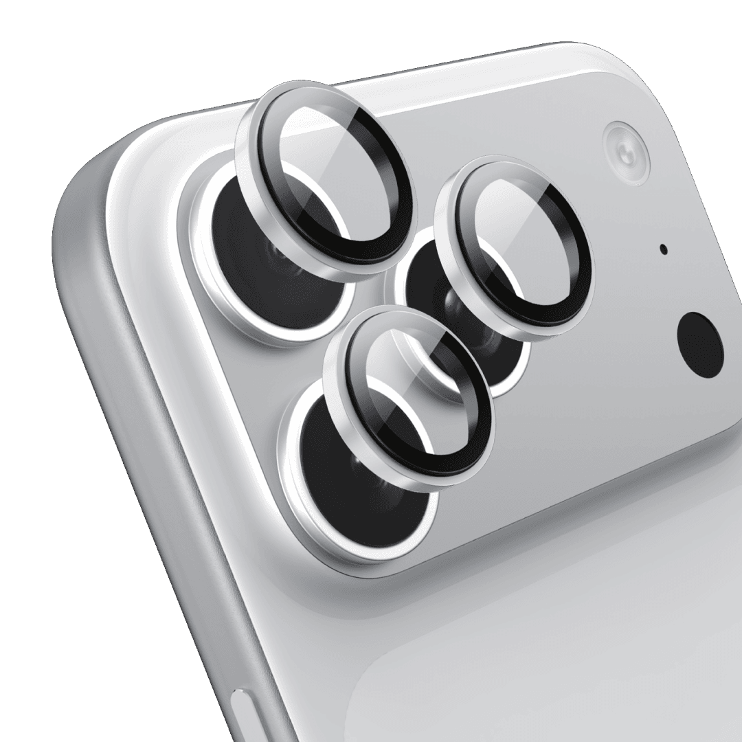 Graphene Rock Series Camera Glass Lens iPhone 17 Series - Natural Titanium