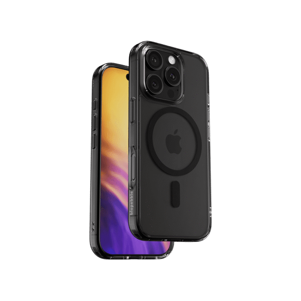 Hybrid Black Frost Cover Compatible with MagSafe For iPhone 16