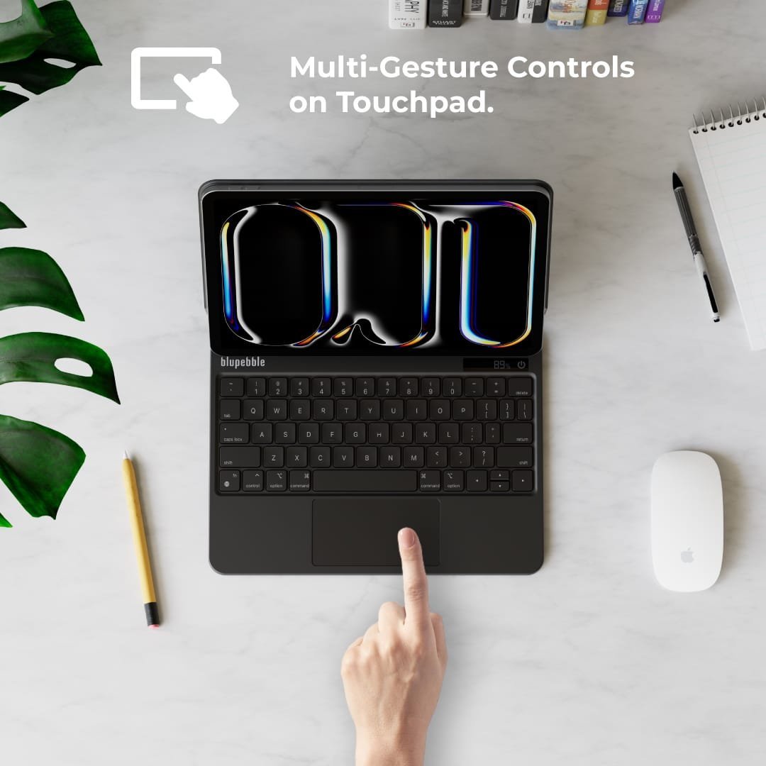 Magic Folio with Trackpad English and Arabic Keyboard for iPad 13" Pro 2024 - Image 4