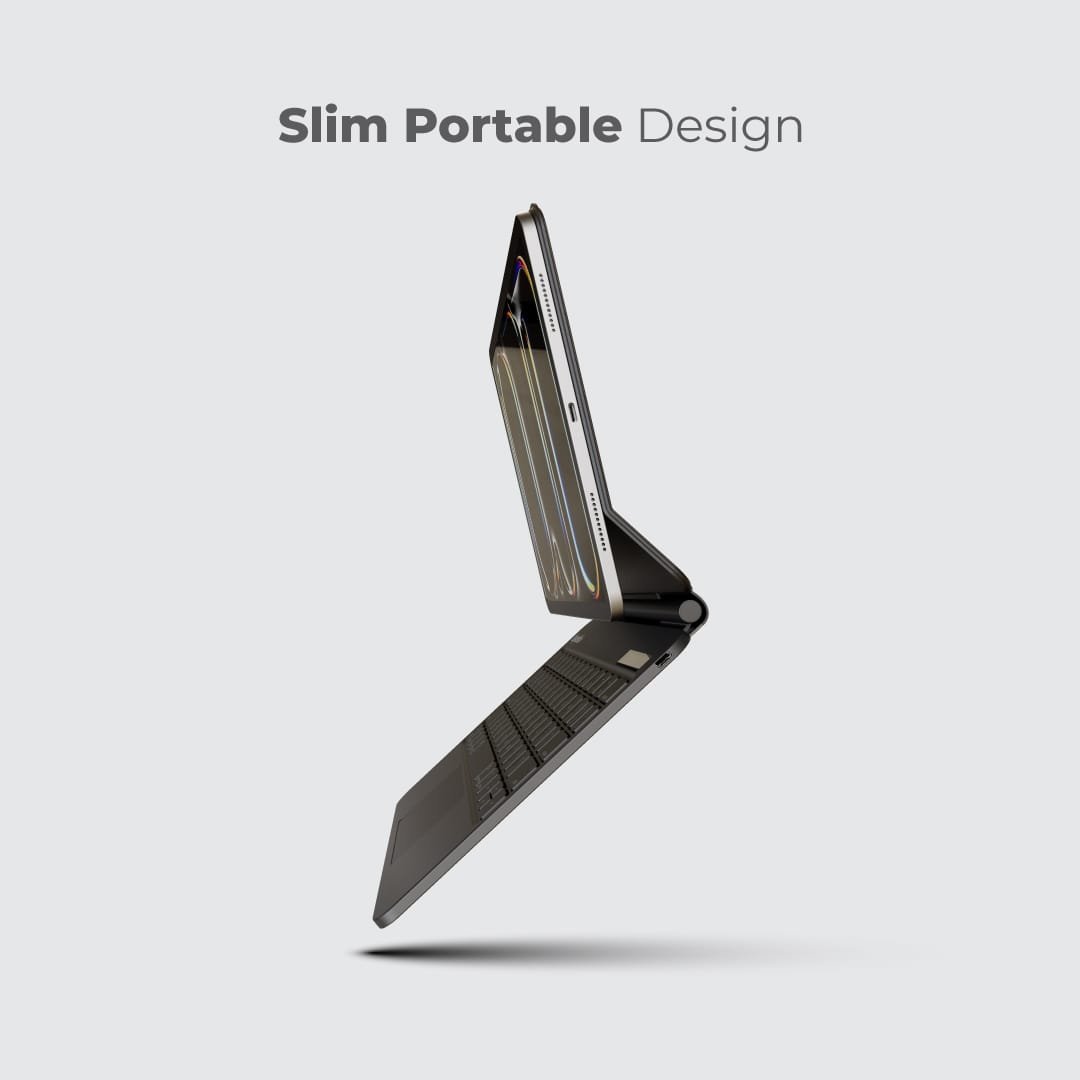 Magic Folio with Trackpad English and Arabic Keyboard for iPad 13" Pro 2024 - Image 7