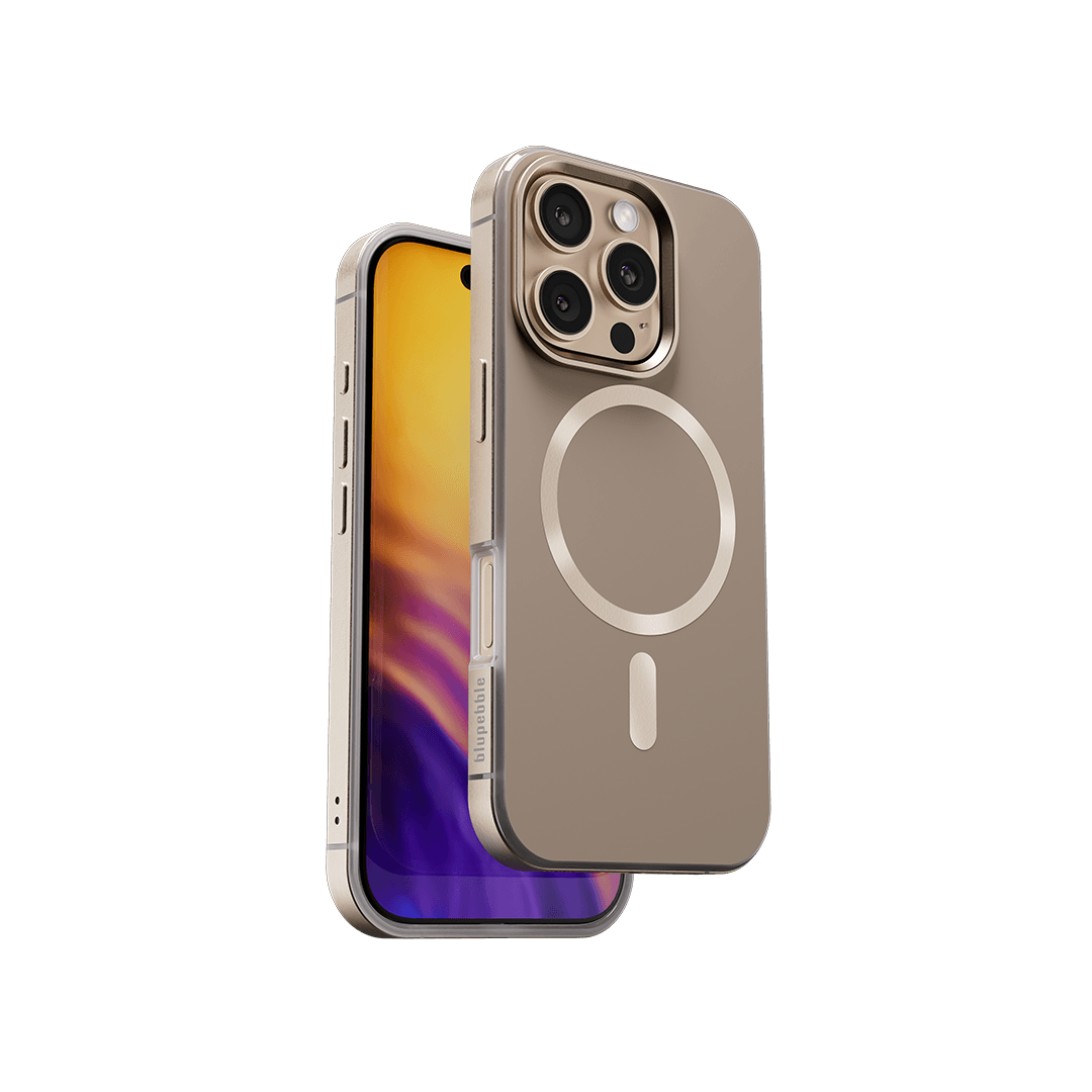 Metal Guard Cover with MagSafe For iPhone 16 Pro - Rose Gold