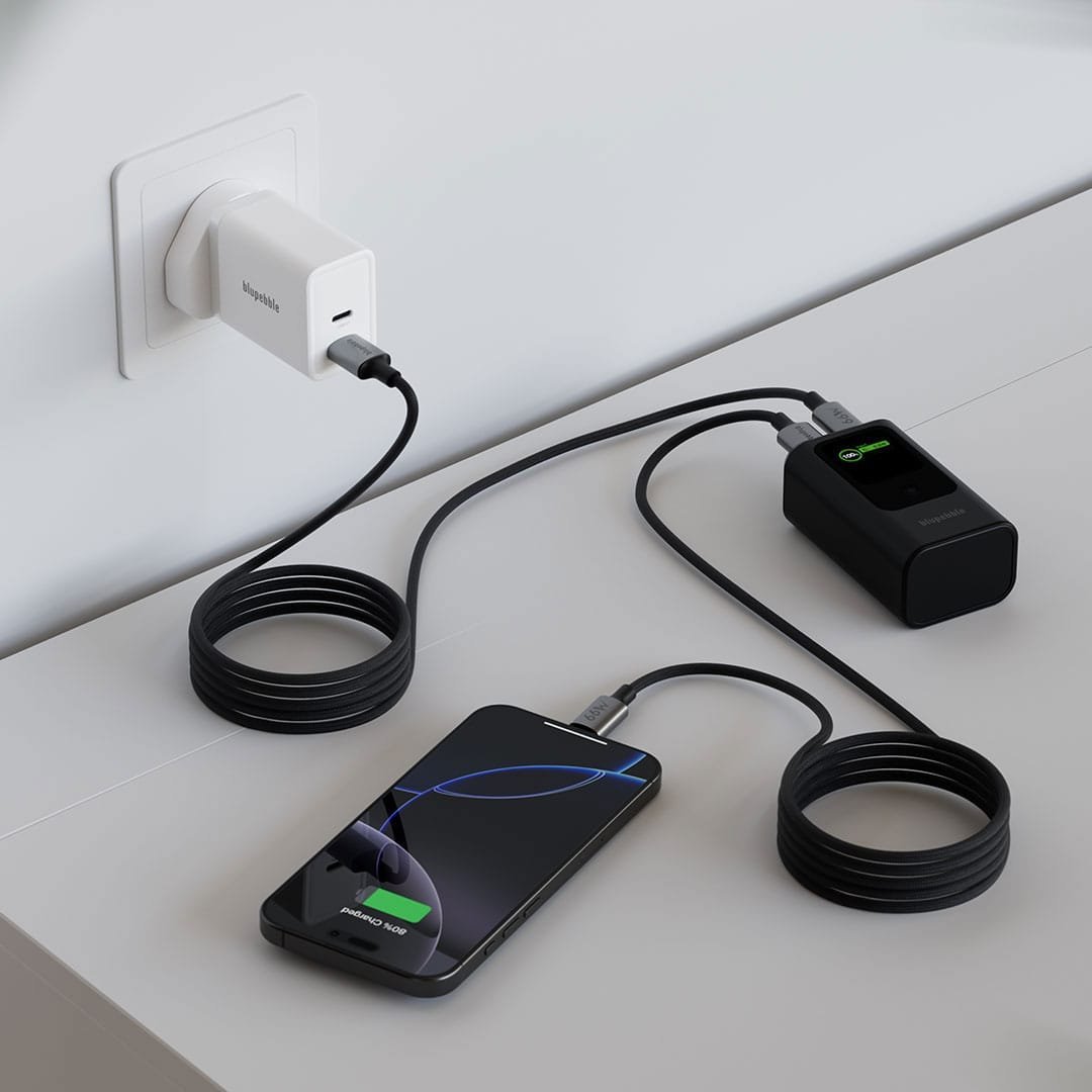PowerFlow PD 66W USB-A to USB-C 1.2m/3.9ft - Image 2